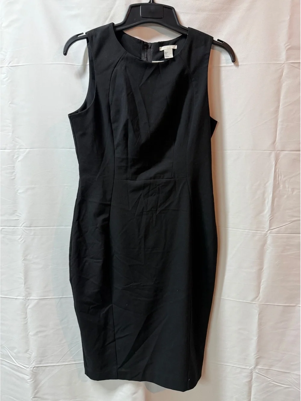 H&M Black Sleeveless Sheath Dress Size EUR 42 US 12